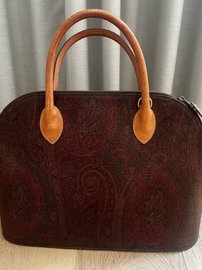 Etro Paisley Vintage Bowling Bag